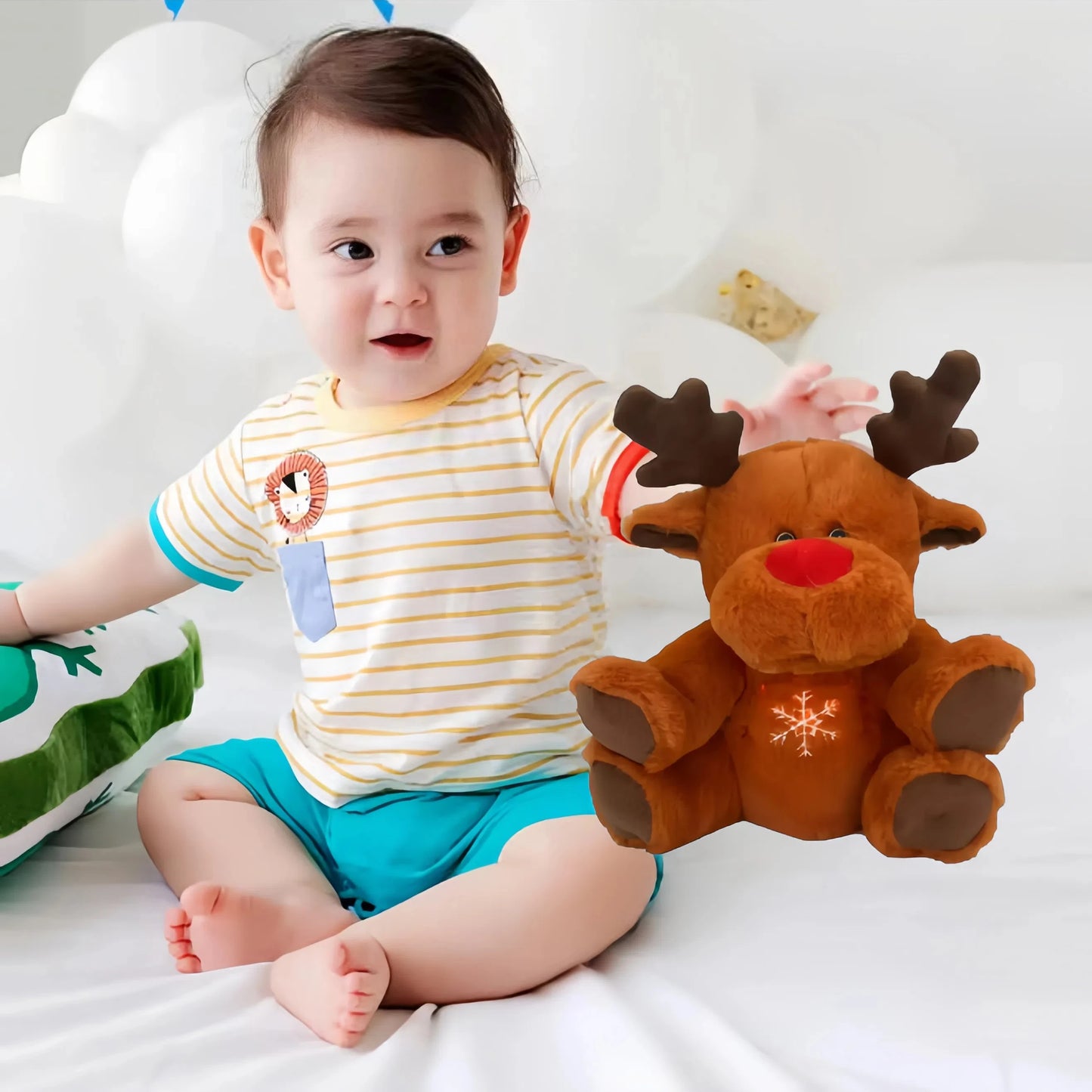 Magical Sleepy Reindeer Plush