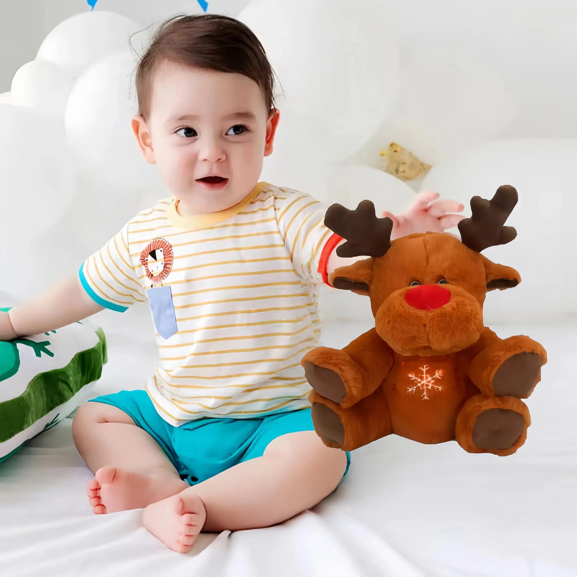 Magical Sleepy Reindeer Plush